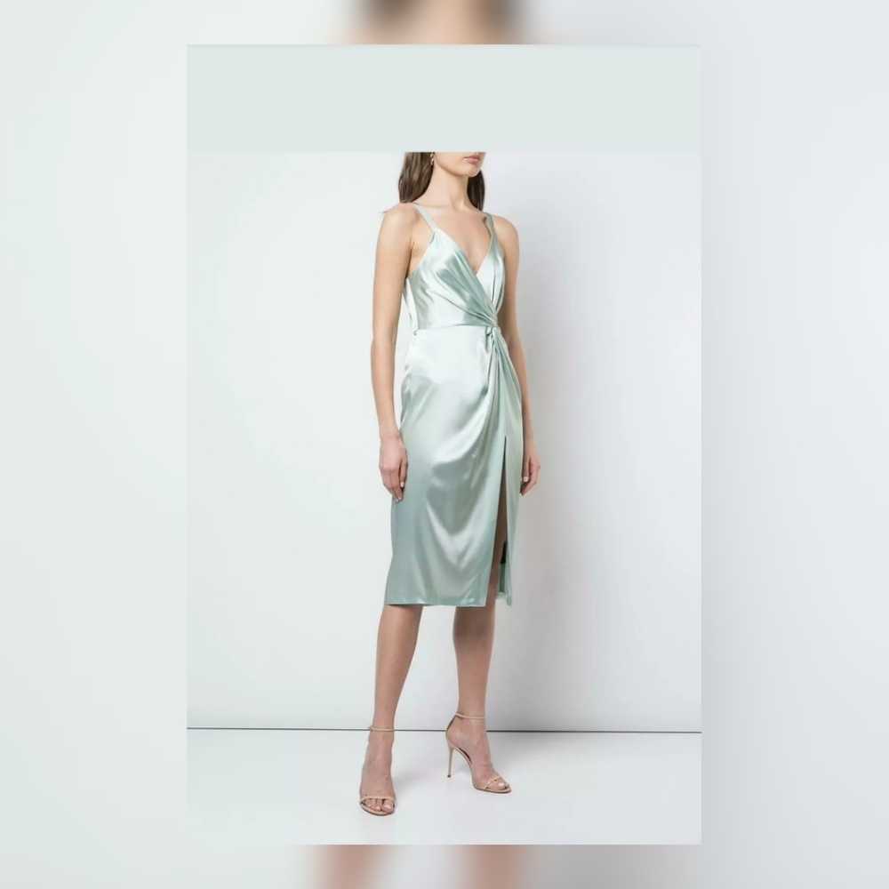 Jill Jill Stuart Women's Dress Mint Green Satin